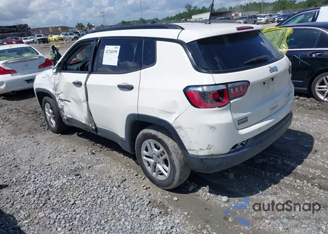 2018 Jeep Compass Sport from USA, damaged, VIN 3C4NJCABXJT411852
